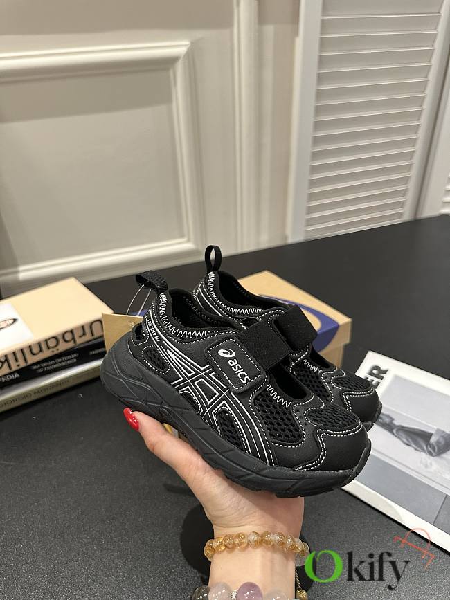 Okify Asics Black Shoes For Kids EU22-37  - 1