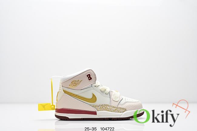 Okify Nike Air Jordan Legacy 312 Sneakers In Red And Yellow For Kids EU25-35 - 1