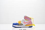 Okify Nike Air Jordan Legacy 312 Sneakers In Pink And Dark Blue For Kids EU25-35 - 1