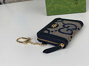 Okify Gucci Navy Blue Small Wallet 10.5x7x2.5cm - 4
