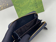 Okify Gucci Navy Blue Small Wallet 10.5x7x2.5cm - 3