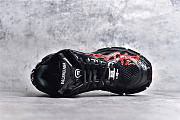 Okify Balenciaga Graffiti Black And Red Sneakers EU35-46 - 5