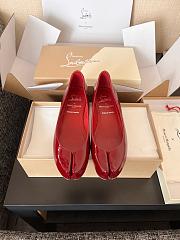 Okify Christian Louboutin x Maison Margiela Marlougiela Red Ballet Shoes EU35-40 - 1