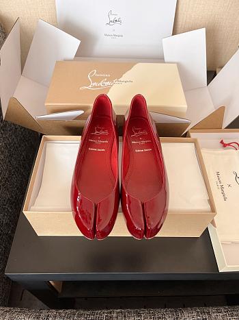 Okify Christian Louboutin x Maison Margiela Marlougiela Red Ballet Shoes EU35-40