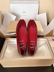 Okify Christian Louboutin x Maison Margiela Marlougiela Red Ballet Shoes EU35-40 - 5