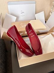 Okify Christian Louboutin x Maison Margiela Marlougiela Red Ballet Shoes EU35-40 - 3