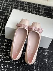 Okify Christian Louboutin Low Block Heel Ballet Shoes In Pink EU35-42 - 5
