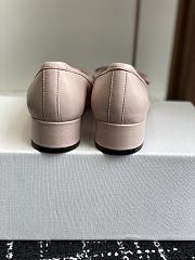 Okify Christian Louboutin Low Block Heel Ballet Shoes In Pink EU35-42 - 4