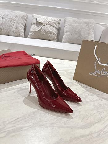 Okify Christian Louboutin Kate Heels In Dark Red 8.5cm EU34-43