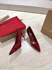 Okify Christian Louboutin Kate Heels In Dark Red 8.5cm EU34-43 - 6