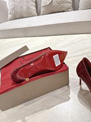 Okify Christian Louboutin Kate Heels In Dark Red 8.5cm EU34-43 - 3