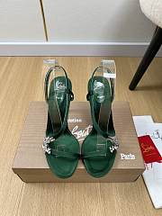 Okify Christian Louboutin Rosalie Heels In Green 10.5cm EU35-43 - 4