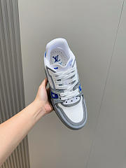 Okify Louis Vuitton Gray And Dark Blue Sneakers EU38-45 1AHTJ0 - 5