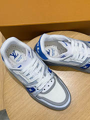 Okify Louis Vuitton Gray And Dark Blue Sneakers EU38-45 1AHTJ0 - 2