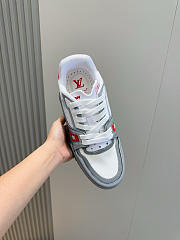 Okify Louis Vuitton Gray And Red Sneakers EU38-45 1AHTIG - 5