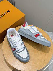Okify Louis Vuitton Gray And Red Sneakers EU38-45 1AHTIG - 3
