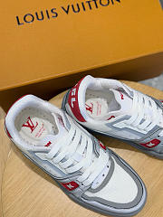Okify Louis Vuitton Gray And Red Sneakers EU38-45 1AHTIG - 2