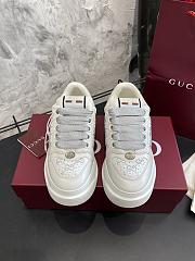 Okify Gucci Screener Sneakers In White 5cm EU45-45 - 5