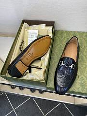 Okify Gucci Black Horsebit Loafers For Men EU38-45 - 6