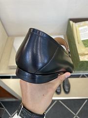 Okify Gucci Black Horsebit Patent Loafers For Men EU38-45 - 2
