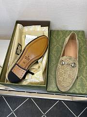 Okify Gucci Beige Horsebit Suede Loafers For Men EU38-45 - 2