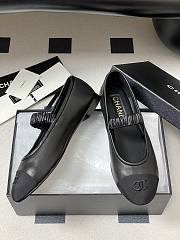 Okify CC Black Ballet Shoes With Lambskin Strap EU35-40  - 5