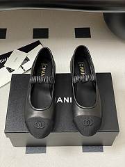 Okify CC Black Ballet Shoes With Lambskin Strap EU35-40  - 4