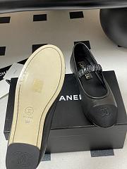 Okify CC Black Ballet Shoes With Lambskin Strap EU35-40  - 3
