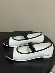 Okify CC White Ballet Shoes With Lambskin Strap EU35-40  - 4