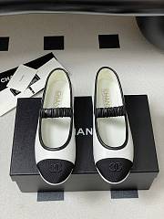 Okify CC White Ballet Shoes With Lambskin Strap EU35-40  - 2