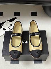 Okify CC Beige Ballet Shoes With Lambskin Strap EU35-40  - 3
