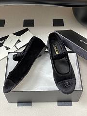 Okify CC Black Ballet Shoes With Velvet Strap EU35-40  - 4