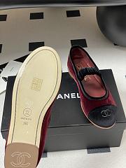 Okify CC Red Ballet Shoes With Velvet Strap EU35-40  - 3