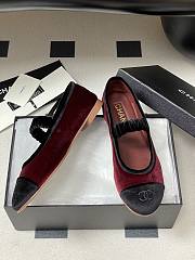 Okify CC Red Ballet Shoes With Velvet Strap EU35-40  - 6