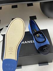 Okify CC Blue Ballet Shoes With Velvet Strap EU35-40  - 3