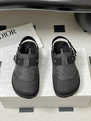 Okify Dior x Birkenstock Black Sandals EU35-45 - 5