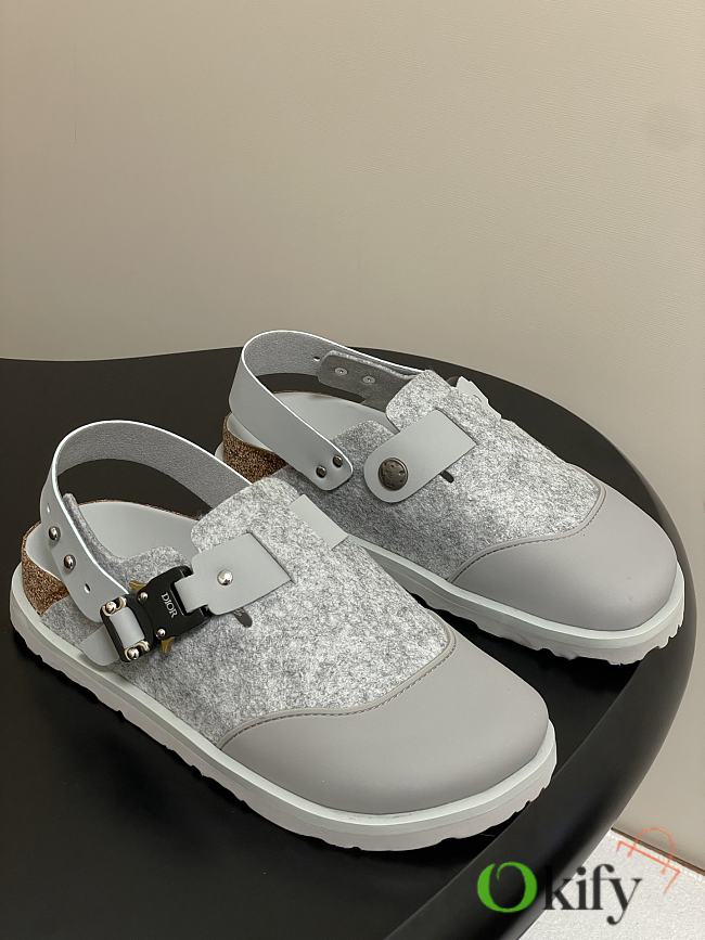 Okify Dior x Birkenstock Gray Sandals EU35-45 - 1