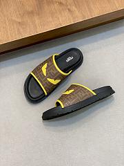 Okify Fendi Yellow Monster Slippers EU38-45 - 5