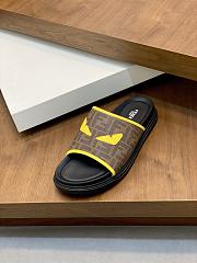 Okify Fendi Yellow Monster Slippers EU38-45 - 4