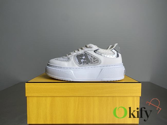 Okify Fendi Gray Sneakers For Women EU35-40 - 1