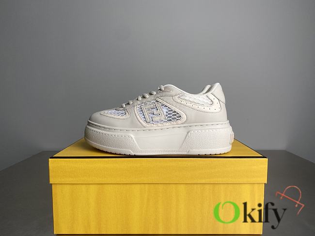 Okify Fendi White Sneakers For Women EU35-40 - 1