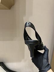 Okify Fendi Crystal Slingback Heels In Black EU35-41 - 5