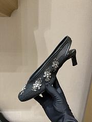 Okify Fendi Crystal Slingback Heels In Black EU35-41 - 2