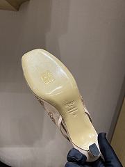 Okify Fendi Crystal Slingback Heels In Beige EU35-41 - 2
