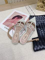 Okify Valentino White Low Heels EU35-42 - 2