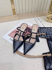 Okify Valentino Black High Heels 6.5cm EU35-42 - 1