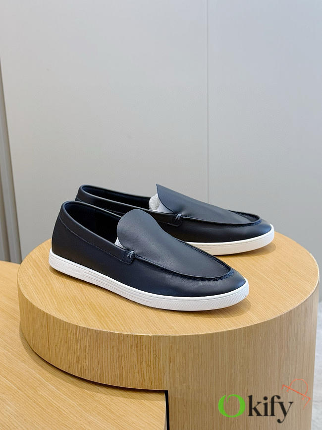 Okify Dolce & Gabbana Dark Blue Loafers EU38-45 - 1