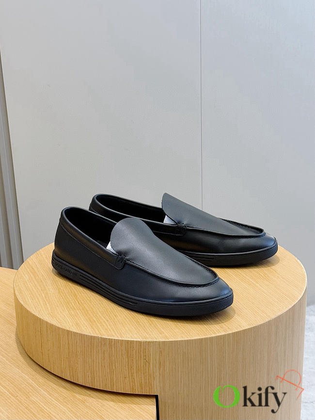 Okify Dolce & Gabbana Full Black Loafers EU38-45 - 1