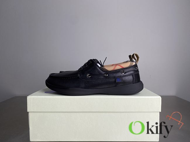 Okify Burberry Decker Black Loafers EU38-46 - 1