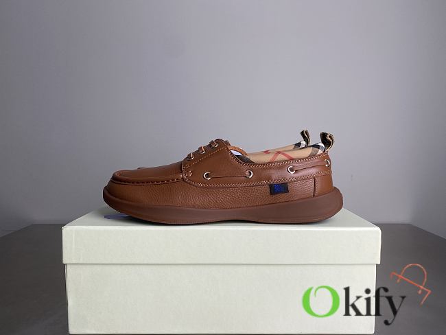 Okify Burberry Decker Brown Loafers EU38-46 - 1